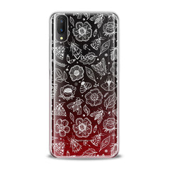 Lex Altern TPU Silicone VIVO Case Flower Drawing