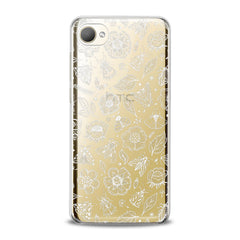 Lex Altern TPU Silicone HTC Case Flower Drawing