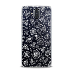 Lex Altern TPU Silicone Nokia Case Flower Drawing