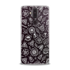 Lex Altern TPU Silicone Nokia Case Flower Drawing