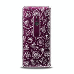 Lex Altern TPU Silicone Sony Xperia Case Flower Drawing