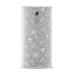 Lex Altern TPU Silicone Sony Xperia Case Flower Drawing