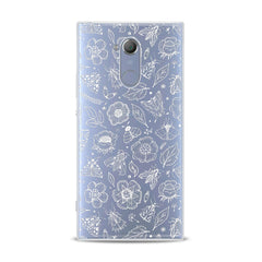 Lex Altern TPU Silicone Sony Xperia Case Flower Drawing