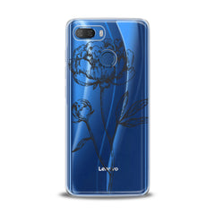 Lex Altern TPU Silicone Lenovo Case Floral Sketch