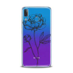 Lex Altern TPU Silicone Lenovo Case Floral Sketch