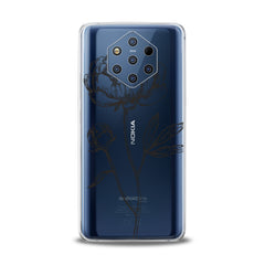 Lex Altern TPU Silicone Nokia Case Floral Sketch