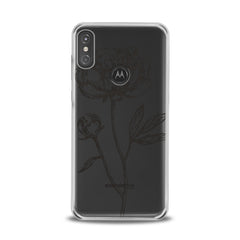 Lex Altern TPU Silicone Motorola Case Floral Sketch