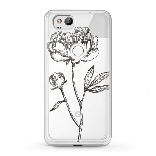 Lex Altern Google Pixel Case Floral Sketch