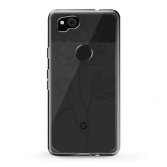 Lex Altern TPU Silicone Google Pixel Case Floral Sketch