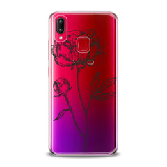 Lex Altern TPU Silicone VIVO Case Floral Sketch