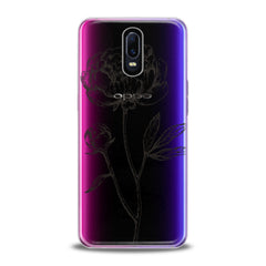 Lex Altern TPU Silicone Oppo Case Floral Sketch