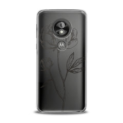 Lex Altern TPU Silicone Motorola Case Floral Sketch