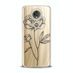 Lex Altern TPU Silicone Motorola Case Floral Sketch