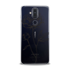 Lex Altern TPU Silicone Nokia Case Floral Sketch