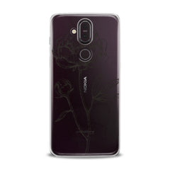 Lex Altern TPU Silicone Nokia Case Floral Sketch