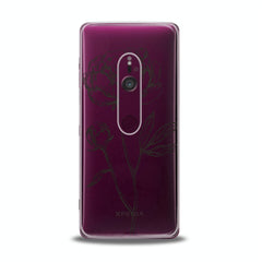 Lex Altern TPU Silicone Sony Xperia Case Floral Sketch