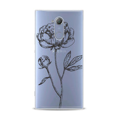 Lex Altern TPU Silicone Sony Xperia Case Floral Sketch