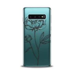 Lex Altern TPU Silicone Samsung Galaxy Case Floral Sketch