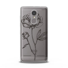 Lex Altern TPU Silicone Lenovo Case Floral Sketch