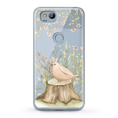 Lex Altern TPU Silicone Google Pixel Case Tender Bird