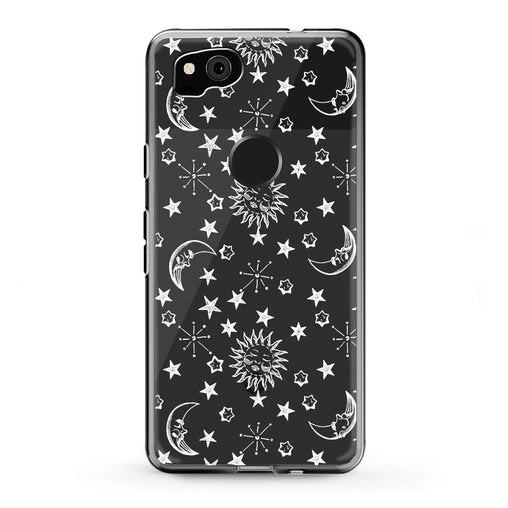 Lex Altern Google Pixel Case White Celestial Print