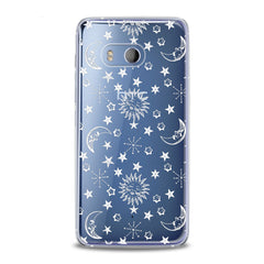 Lex Altern White Celestial Print HTC Case