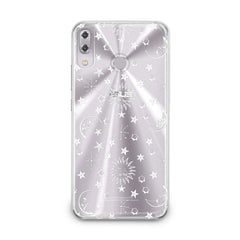 Lex Altern TPU Silicone Asus Zenfone Case White Celestial Print