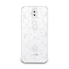 Lex Altern TPU Silicone Asus Zenfone Case White Celestial Print