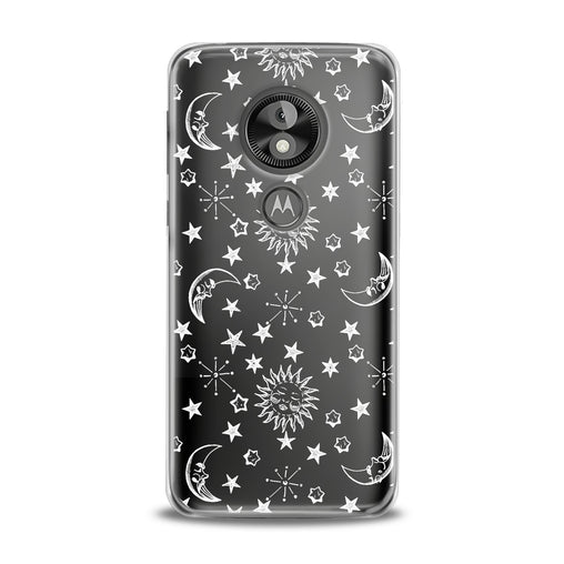 Lex Altern White Celestial Print Motorola Case