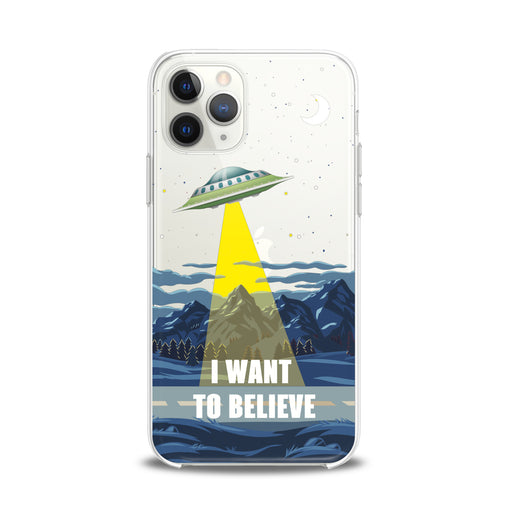 Lex Altern TPU Silicone iPhone Case UFO Quote