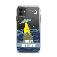 Lex Altern TPU Silicone iPhone Case UFO Quote