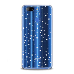 Lex Altern TPU Silicone Lenovo Case White Stars