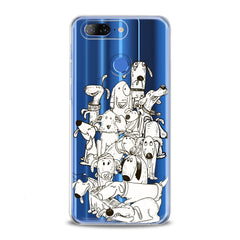 Lex Altern TPU Silicone Lenovo Case Drawing Dogs