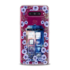 Lex Altern TPU Silicone Phone Case Floral Police Box