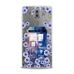 Lex Altern TPU Silicone Phone Case Floral Police Box