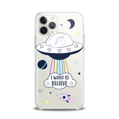 Lex Altern TPU Silicone iPhone Case Cute UFO Quote