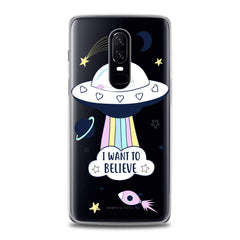 Lex Altern TPU Silicone OnePlus Case Cute UFO Quote