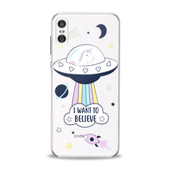 Lex Altern Cute Ufo Quote Motorola Case