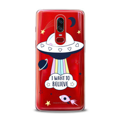 Lex Altern TPU Silicone OnePlus Case Cute UFO Quote