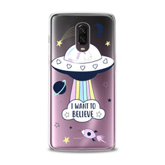 Lex Altern TPU Silicone OnePlus Case Cute UFO Quote