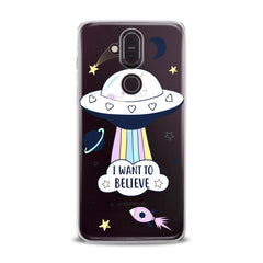 Lex Altern TPU Silicone Nokia Case Cute UFO Quote