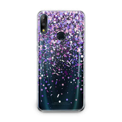 Lex Altern TPU Silicone Asus Zenfone Case Purple Confetti