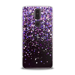 Lex Altern TPU Silicone Nokia Case Purple Confetti