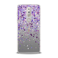 Lex Altern TPU Silicone Nokia Case Purple Confetti