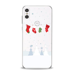 Lex Altern TPU Silicone Motorola Case Happy Xmas Theme