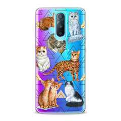 Lex Altern Cute Meow Cats Oppo Case