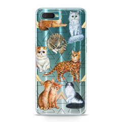 Lex Altern TPU Silicone Oppo Case Cute Meow Cats