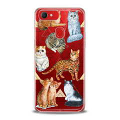 Lex Altern TPU Silicone Oppo Case Cute Meow Cats