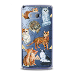 Lex Altern TPU Silicone HTC Case Cute Meow Cats