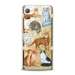 Lex Altern TPU Silicone HTC Case Cute Meow Cats